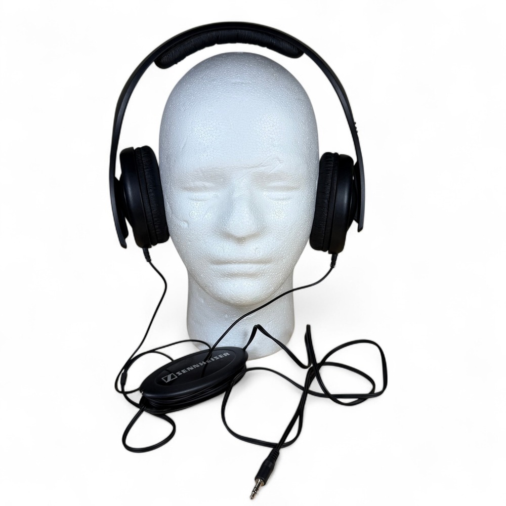 Sennheiser HD-202 Wired Stereo Over Ear Headphones Black 3.5‎ mm Audio Jack